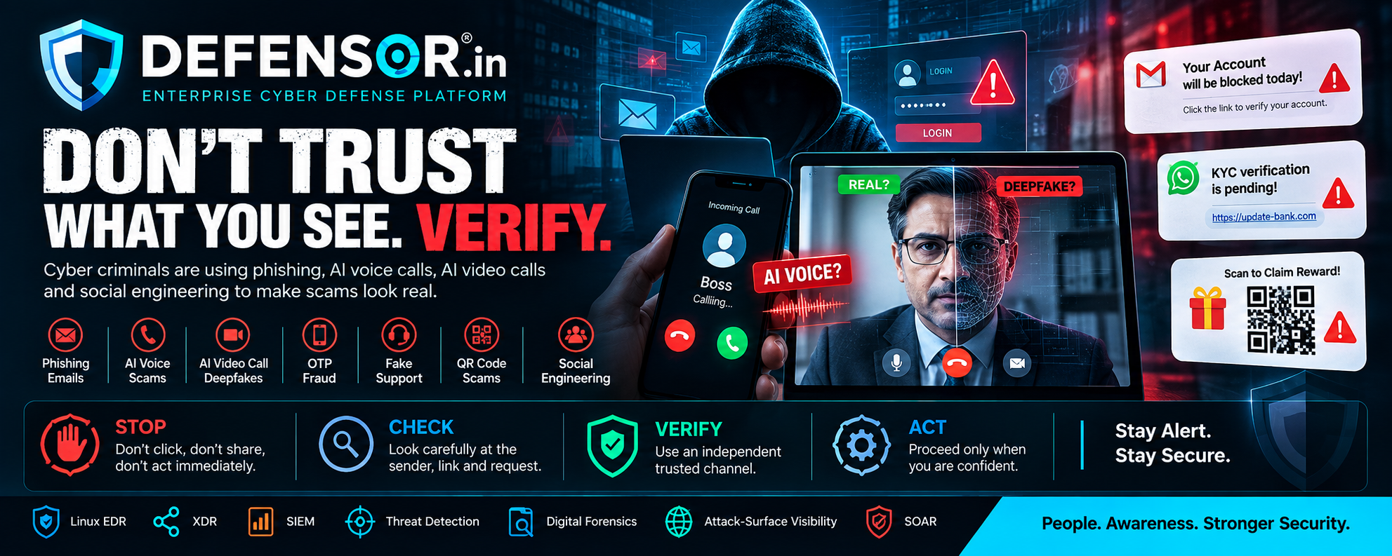 Cyber Security Awareness: Phishing, AI Video Calls and the New Face of Online Scams